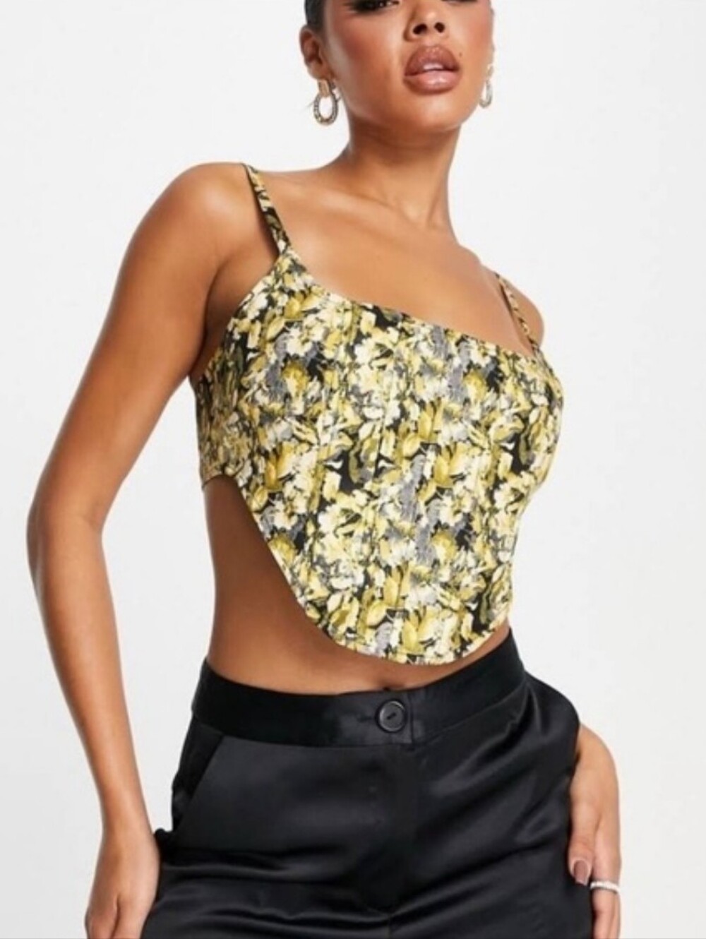 Lioness Tanis Brocade Corset Tank Top Size M Y2k